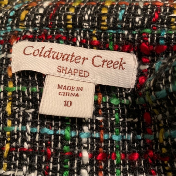 SOLDColdwater Creek Fitted Tweed Moto Jacket - Picture 5 of 5